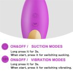 Female G Spot Vibrator Sex Toys For Woman Clit Sucker Powerful Clitoris Sucke Butterfly - 5