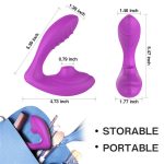 Female G Spot Vibrator Sex Toys For Woman Clit Sucker Powerful Clitoris Sucke Butterfly - 2