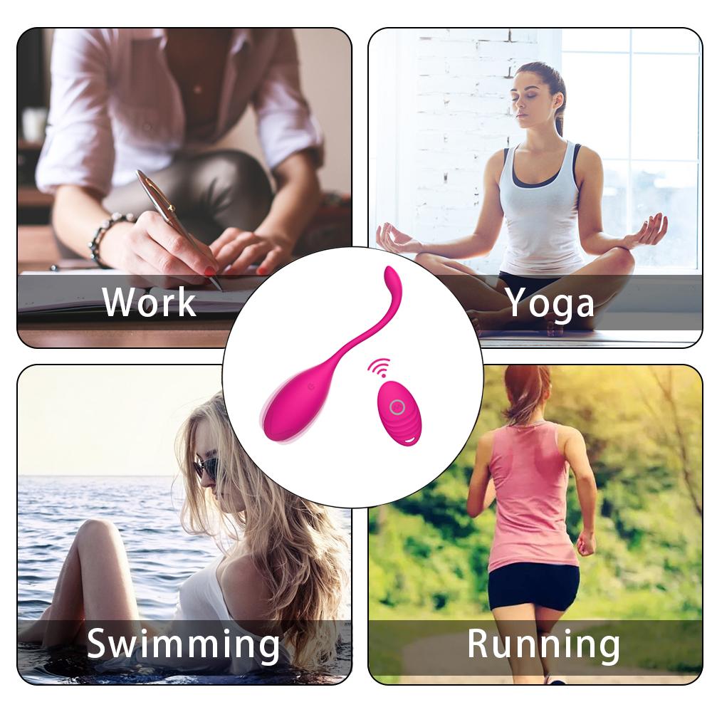 Wireless Remote Control Kegel Exercise Ball For Women Gspot Clitoris Stimulator Egg Shaped Vibrator Dildo Female Masturbation Sex Toy - 4
