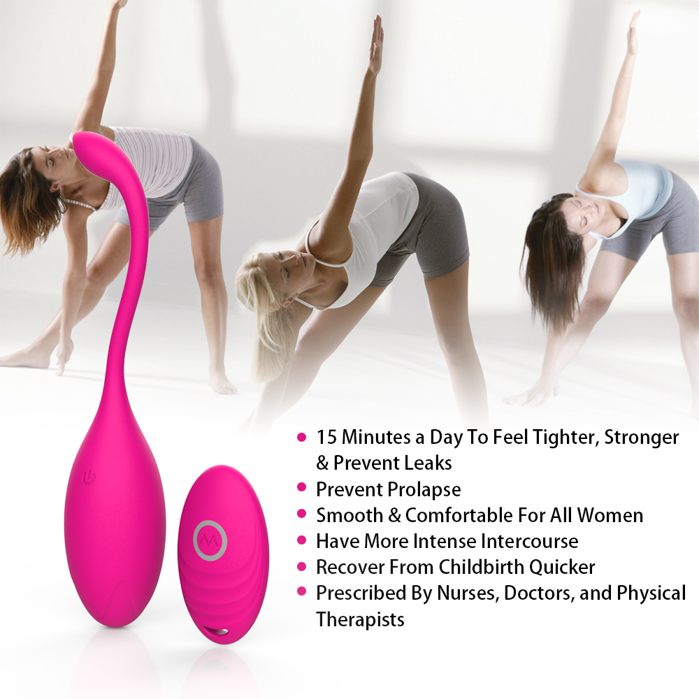 Wireless Remote Control Kegel Exercise Ball For Women Gspot Clitoris Stimulator Egg Shaped Vibrator Dildo Female Masturbation Sex Toy - 2