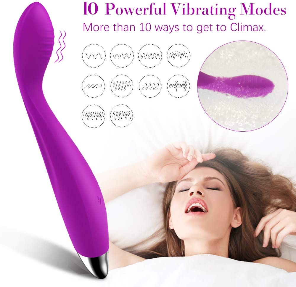 Female Pleasure Toy Gspot Vibrator Nipple Clitoris Stimulator Vaginal Dildo Massager For Women - 7