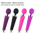 Dopamonkey Japanese Av Magic Wand 10 Speed Vibrator Massager Stick Usb Rechargeable Powerful Clit Vibrators Sex Toys For Women - 2