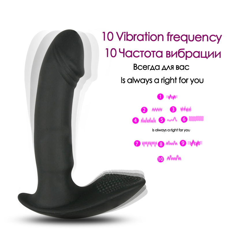 Silicone Butterfly Strapon Dildo Vibrator Gspot Anal Stimulator Adult Erotic Toys For Women - 4