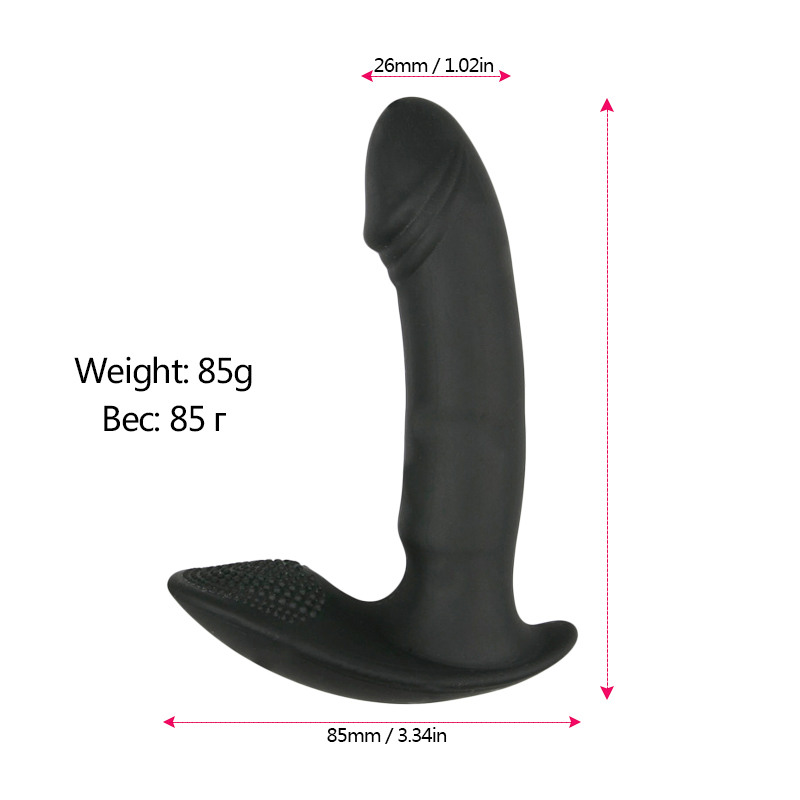 Silicone Butterfly Strapon Dildo Vibrator Gspot Anal Stimulator Adult Erotic Toys For Women - 3