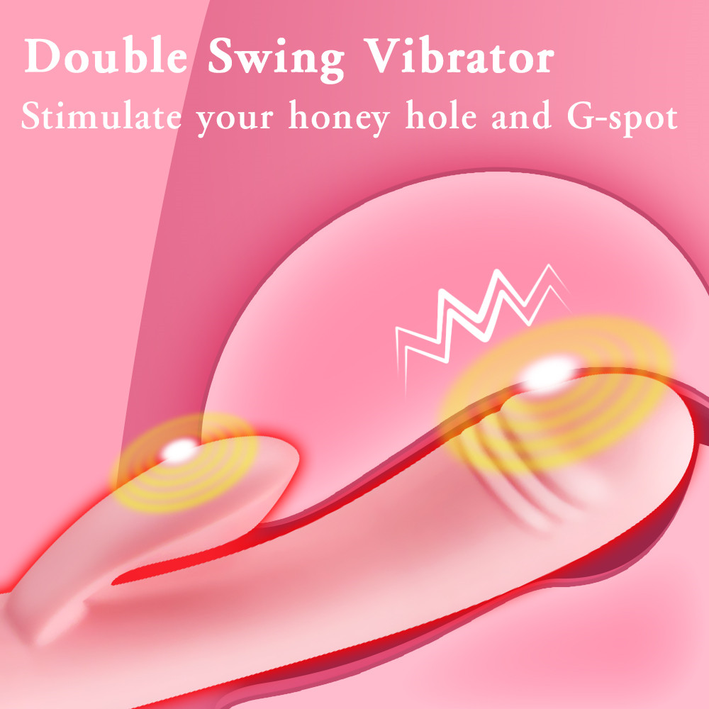 Usb Rechargeable Powerful Dualaction G Spot Rabbit Vibrator Dildo Adult Pleasure Toy For Womens Orgasm - 3