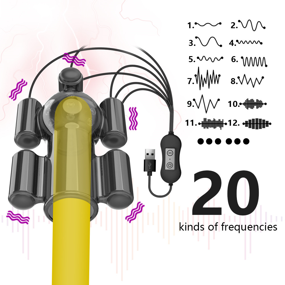 Male Masturbation Sleeve Erection Enhancer Glans Vibrator Penis Trainer For Prolonged Pleasure - 13
