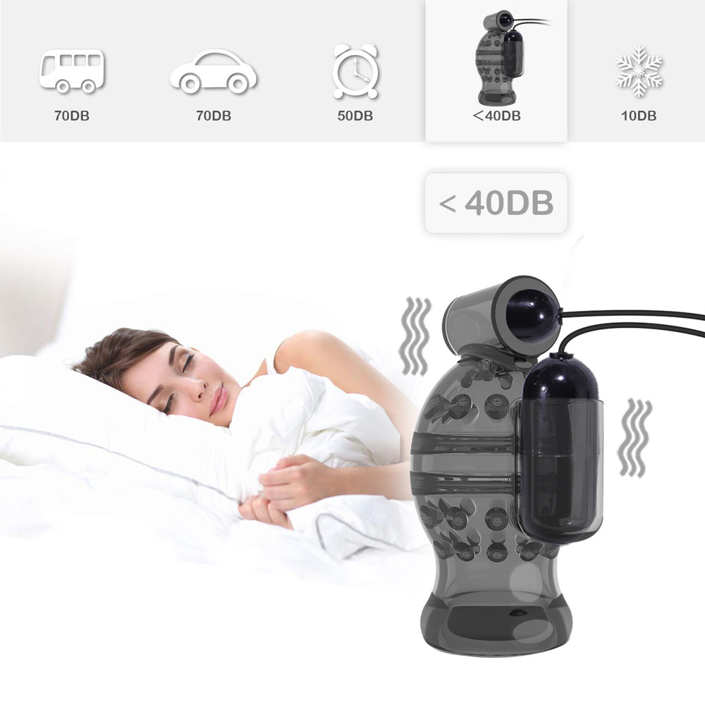 Male Masturbation Sleeve Erection Enhancer Glans Vibrator Penis Trainer For Prolonged Pleasure - 12