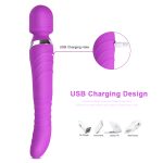 Heating Stretch Dildo G Spot Vibrator For Woman Powerful Adult Sex Toys Personal Clit Massager Magic Wand Av Vagina Stimulator - 3