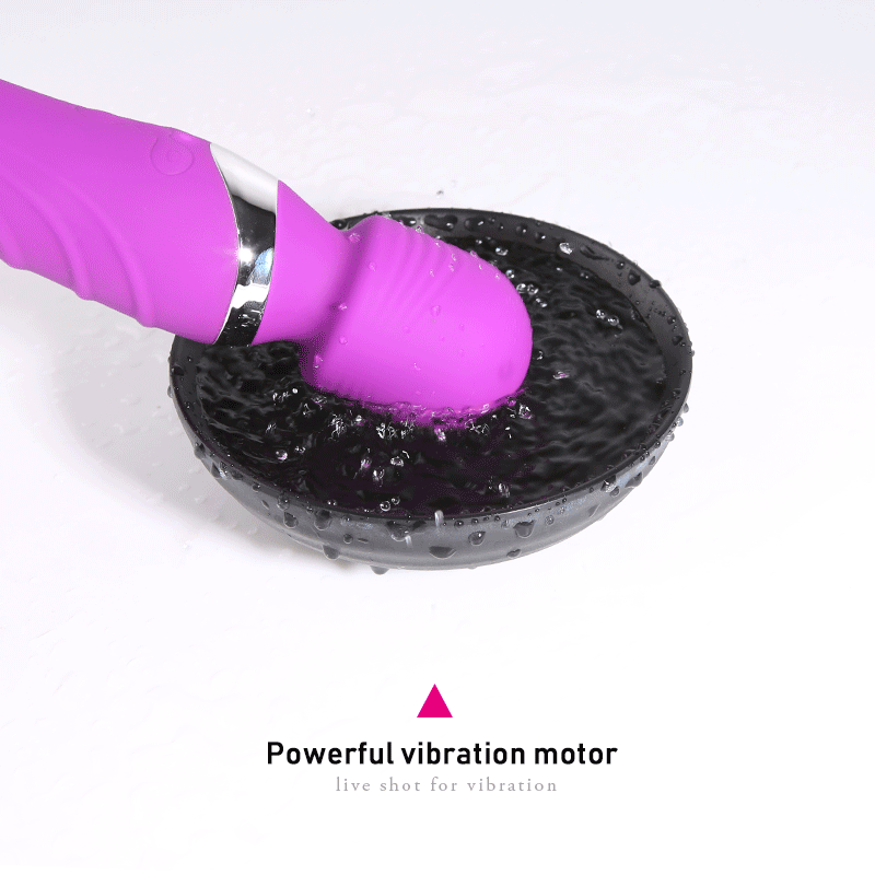 Powerful Gspot Vibrator Adult Sex Toy Magic Wand Heating Dildo With Stretch Clit Massager Vagina Stimulator For Women - 6