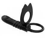 Double Penetration Vibrator 10 Speed Strap-on Dildo Silicone Strap On Penis Anal Butt Plug Sex Toys For Man - 2