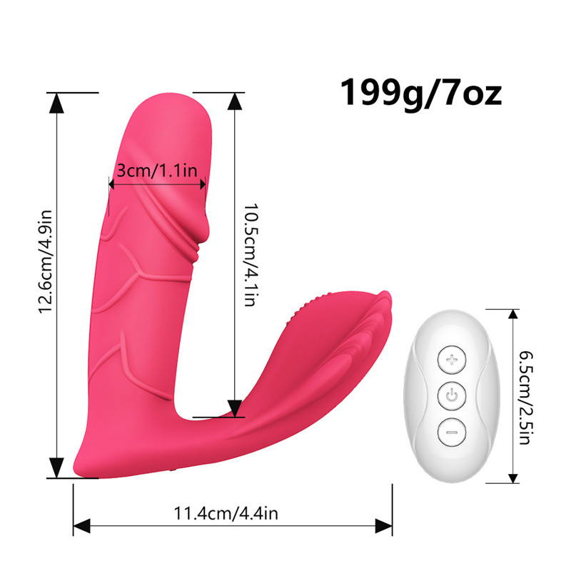 Wireless Remote Controlled Heating Vibrator Wearable Dildo Massager Clitoris Stimulator For Womens Pleasure - 11