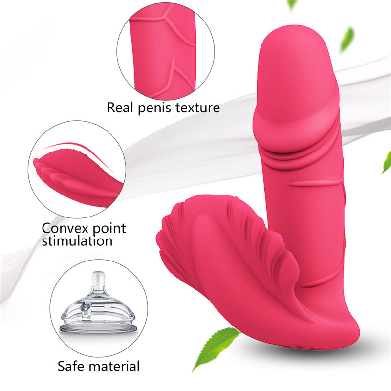 Wireless Remote Controlled Heating Vibrator Wearable Dildo Massager Clitoris Stimulator For Womens Pleasure - 6