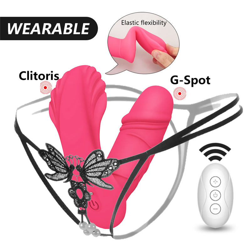 Wireless Remote Controlled Heating Vibrator Wearable Dildo Massager Clitoris Stimulator For Womens Pleasure - 3