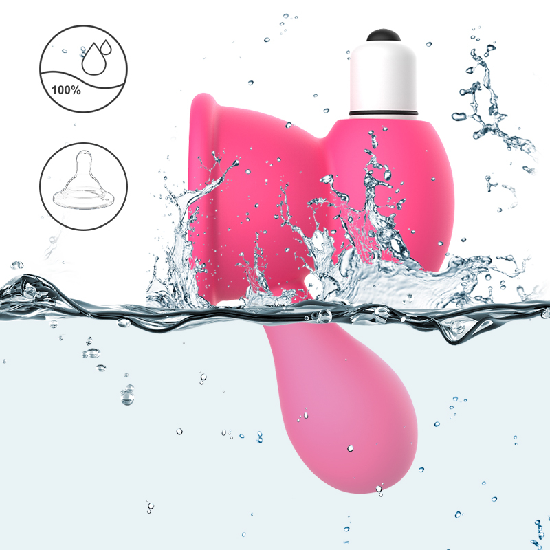 Womens Suction Cup Nipple Vibrator Clitoral Stimulator Breast Massage Enhancer Sensual Masturbation Toy - 5