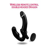 Strapless Strapon 10 Speed Dildo Vibrator Double Vibration Wireless Remote Clitoris Stimulation Anal Plug Sex Products - 5