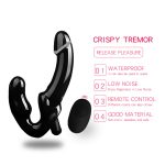 Strapless Strapon 10 Speed Dildo Vibrator Double Vibration Wireless Remote Clitoris Stimulation Anal Plug Sex Products - 3