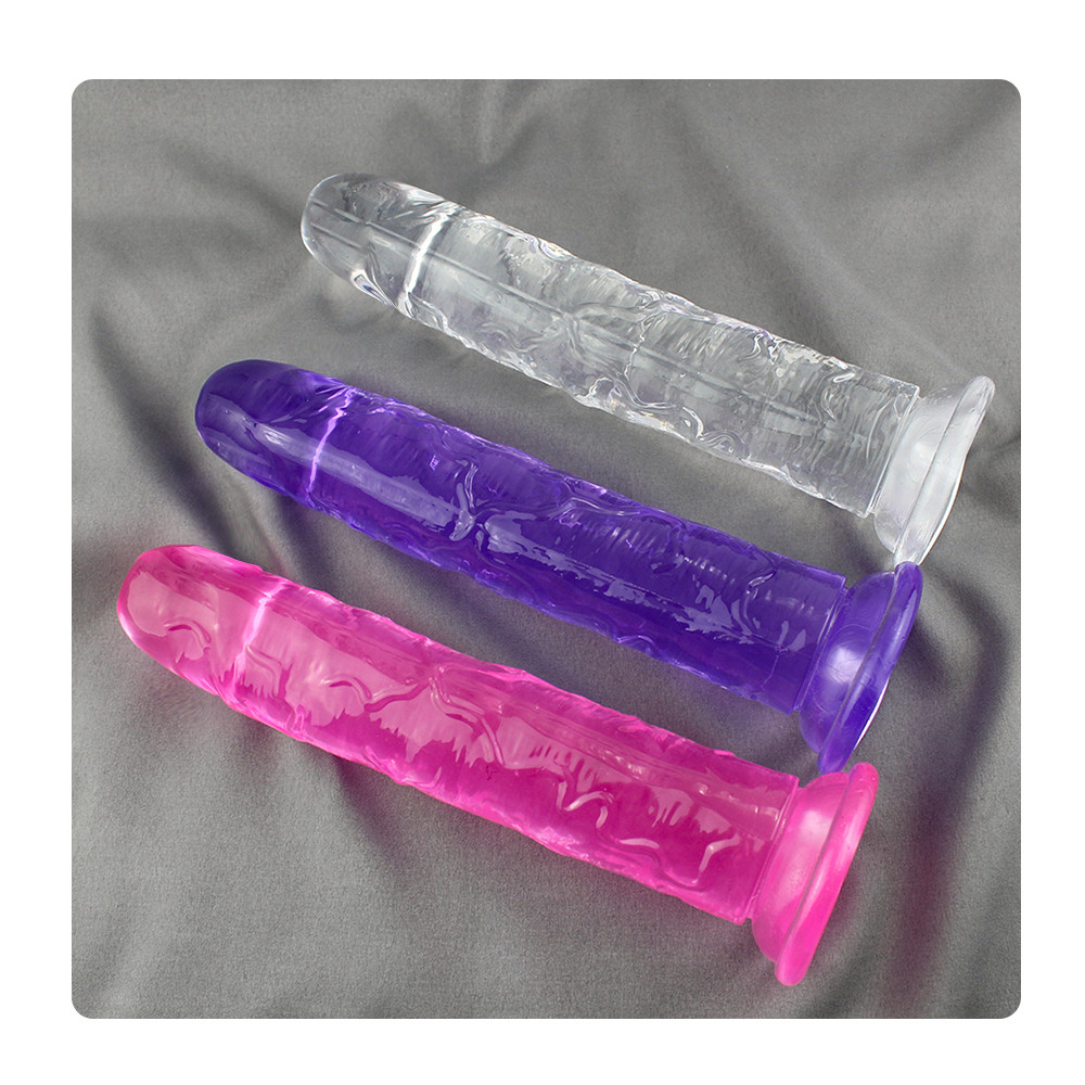 Large Dildo For Women Realistic Suction Cup Jelly Material Gspot Stimulation Adult Pleasure Toy - 4
