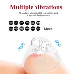 Electric Breast Pump Nipple Sucker Vibrator Masturbator Stimulator Massager Tongue Lick Suction Cup Usb Adults Sex Toy For Woman - 2