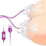 Electric Breast Pump Nipple Sucker Vibrator Masturbator Stimulator Massager Tongue Lick Suction Cup Usb Adults Sex Toy For Woman