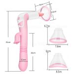 6 Speed Blowjob Nipple Sucker Licking Tongue Vibrator Breast Suction Cup Clitoris Stimulator Sucking Sex Toys For Women - 5