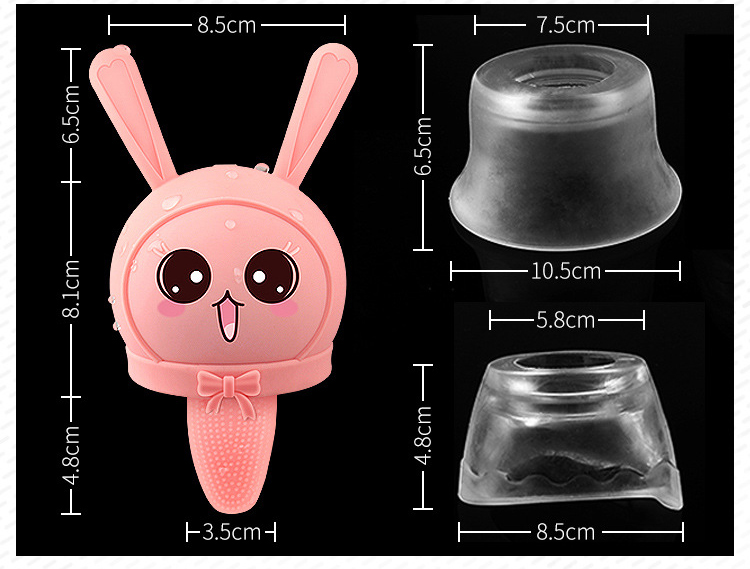 6speed Intimate Womens Stimulator Nipple Clitoris Suction Cup Tongue Vibrator Sensual Licking Toy - 14