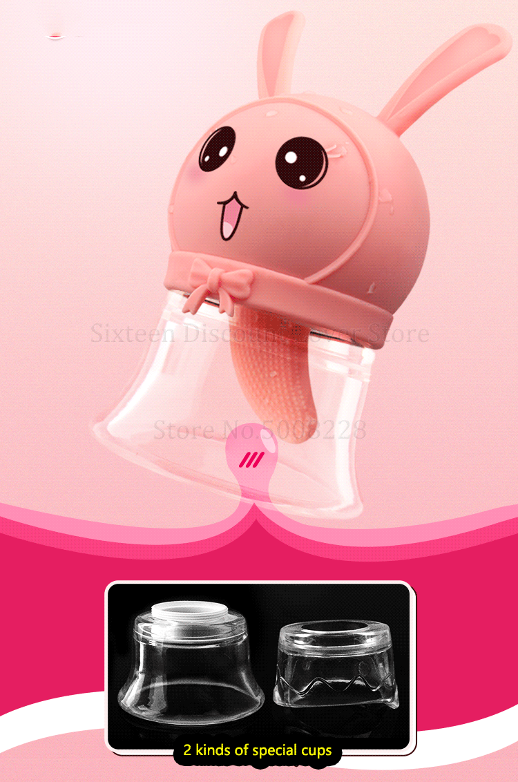 6speed Intimate Womens Stimulator Nipple Clitoris Suction Cup Tongue Vibrator Sensual Licking Toy - 11