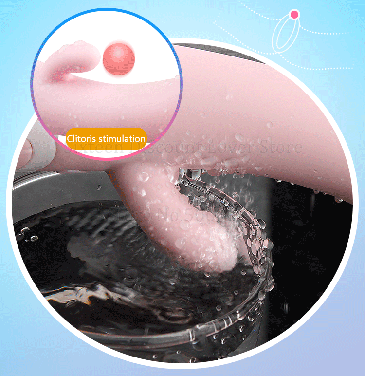 6speed Intimate Womens Stimulator Nipple Clitoris Suction Cup Tongue Vibrator Sensual Licking Toy - 8