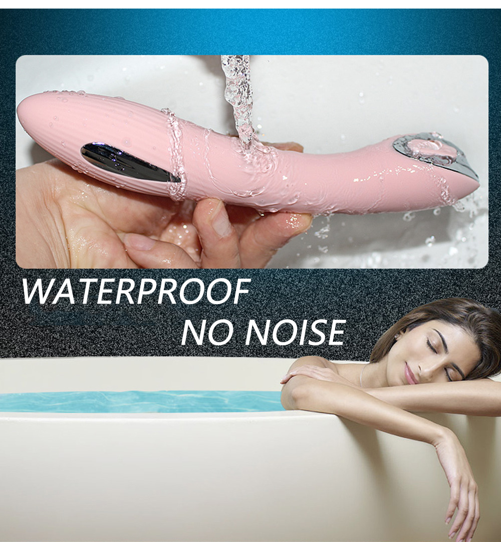 Deluxe Pulse Thrusting Vibrator Electric Shock Clitoral Stimulator Womens Erotic Magic Wand Female Sex Toy - 5