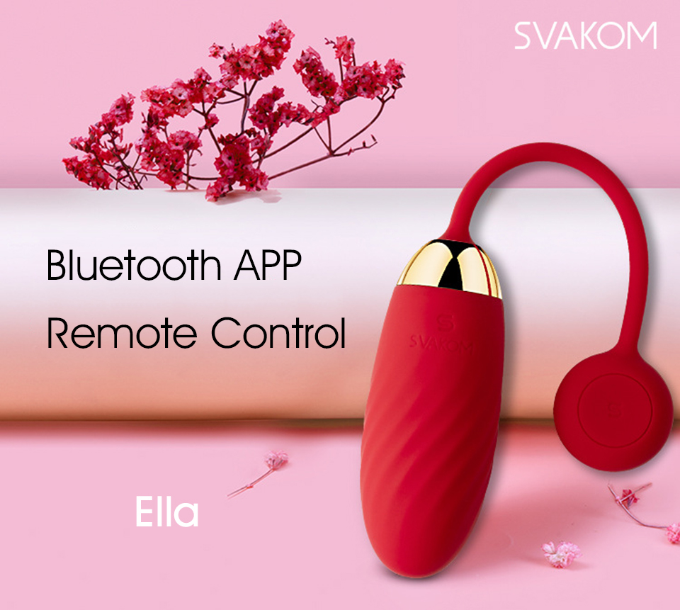 Svakom Ella Bluetoothcontrolled Silicone Bullet Vibrator Erotic Vaginal Ball Vibrating Underwear Adult Pleasure Toy For Women - 1