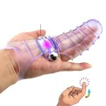 G Spot Finger Sleeve Vibrator Female Masturbator Massage Clit Stimulate Sex Toys For Women Lesbian Orgasm Adult Products