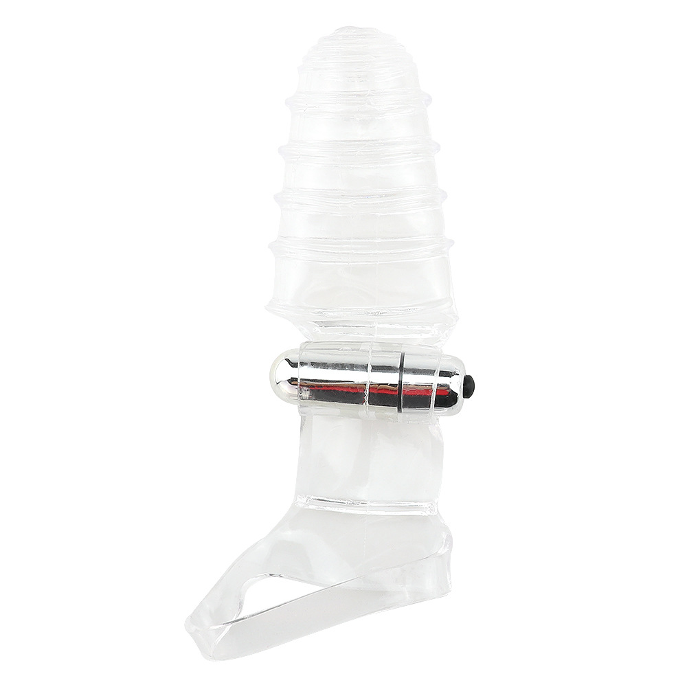 Silicone Gspot Vibrator Clitoral Stimulation Finger Sleeve Female Masturbator Lesbian Adult Sex Toy - 8