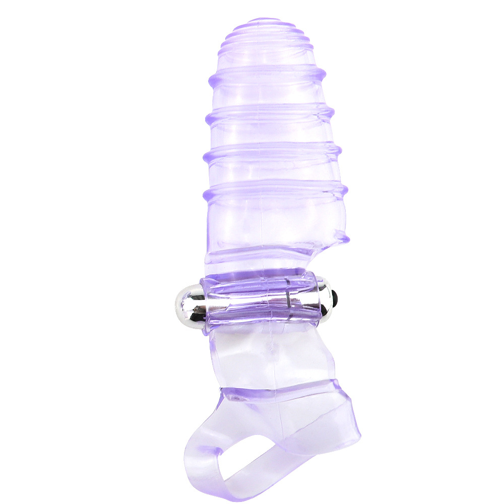 Silicone Gspot Vibrator Clitoral Stimulation Finger Sleeve Female Masturbator Lesbian Adult Sex Toy - 7