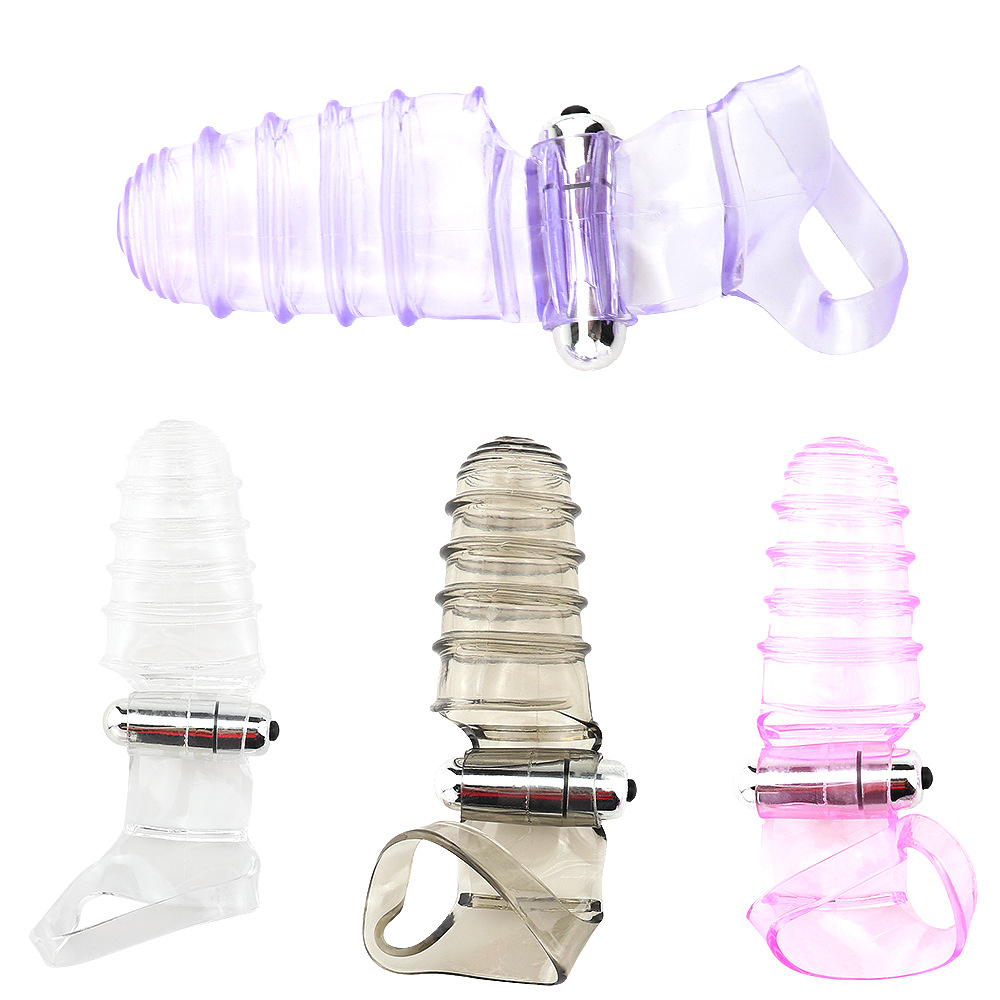 Silicone Gspot Vibrator Clitoral Stimulation Finger Sleeve Female Masturbator Lesbian Adult Sex Toy - 6