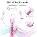 Rotation Thrusting Dildo Vibrator Clit Pussy G Spot Rabbit Female Masturbator Erotic Adult Sex Toys For Women - 2