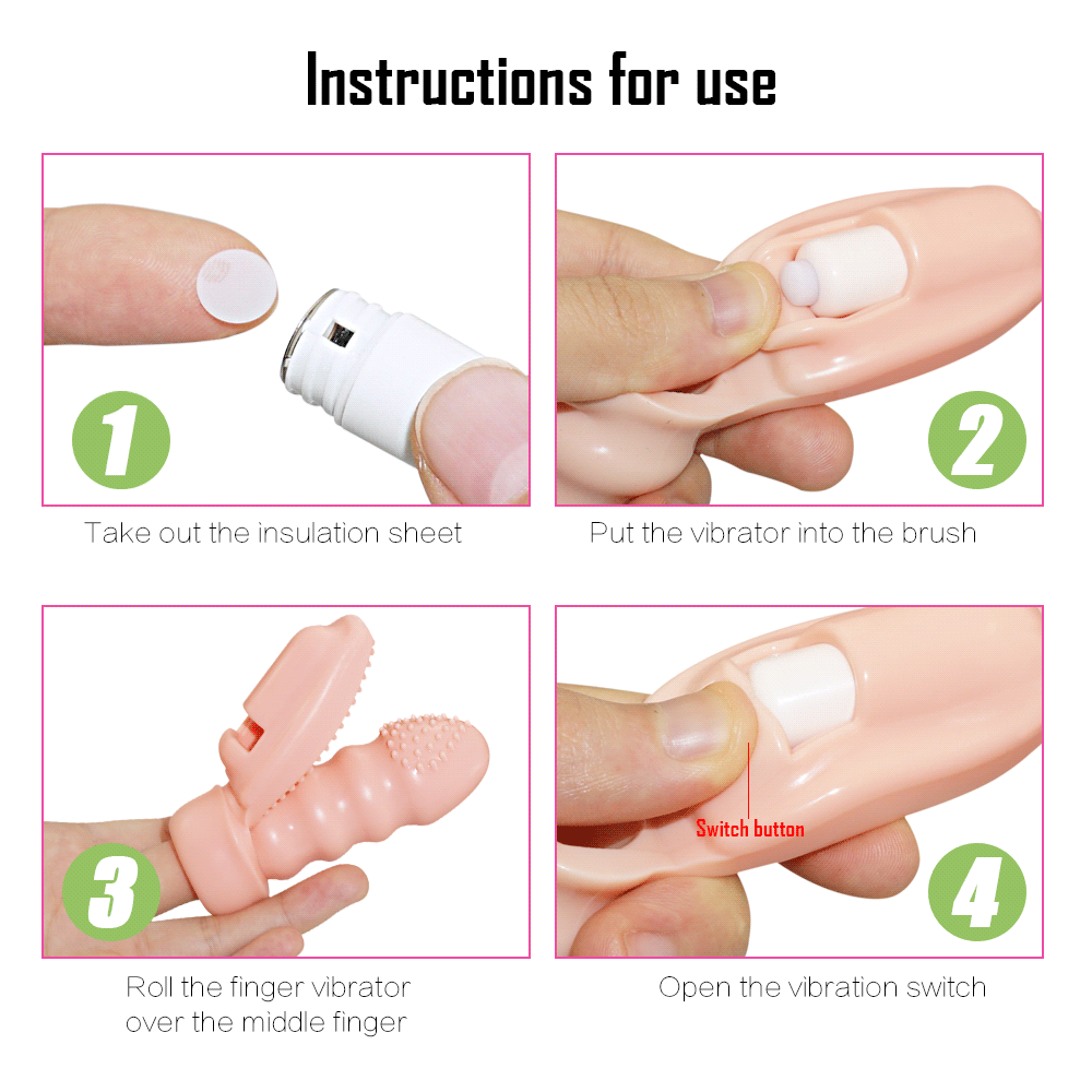 Realistic Silicone Finger Vibrator Dildo Adult Sex Toy For Women Couples Lesbian Clitoral Stimulator Female Masturbator - 14