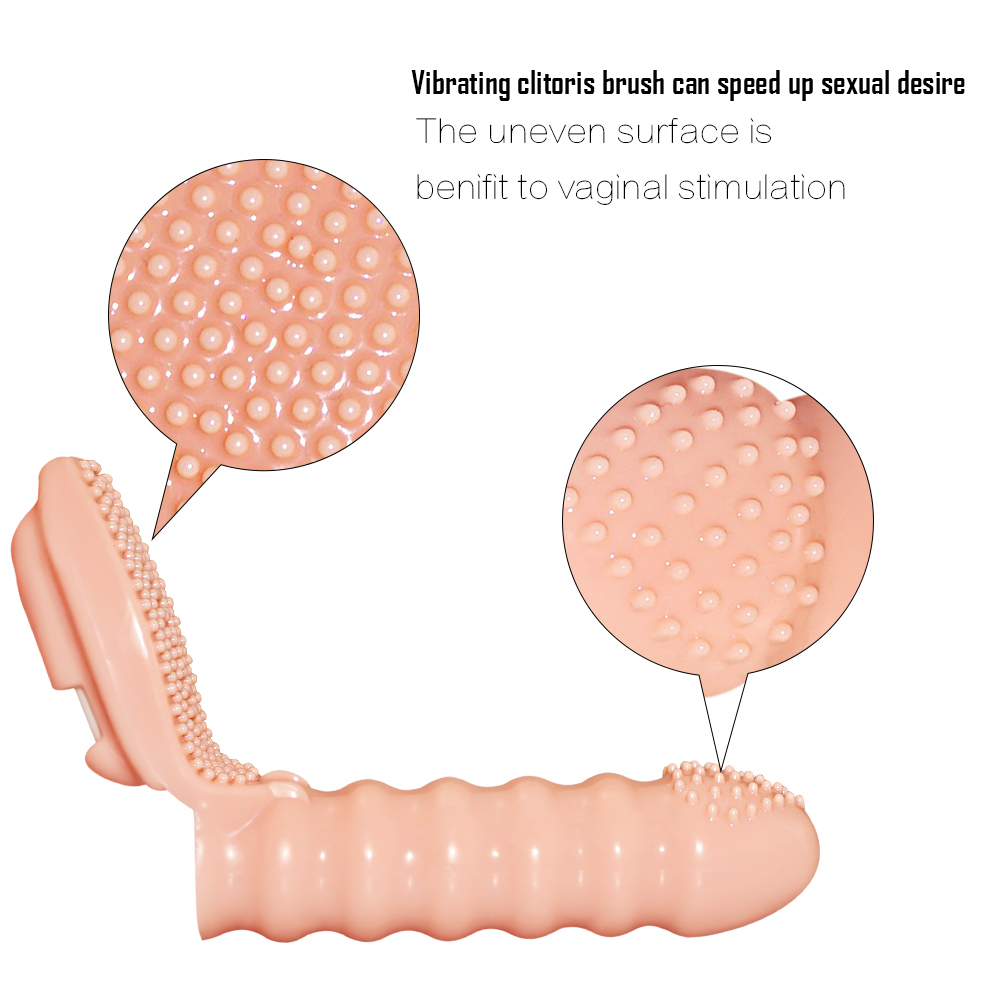 Realistic Silicone Finger Vibrator Dildo Adult Sex Toy For Women Couples Lesbian Clitoral Stimulator Female Masturbator - 12