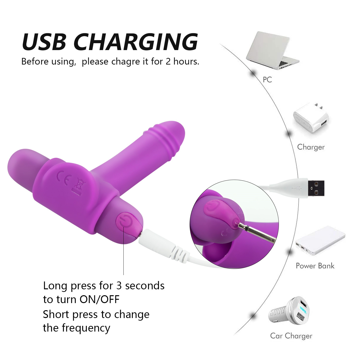 Realistic Silicone Finger Vibrator Dildo Adult Sex Toy For Women Couples Lesbian Clitoral Stimulator Female Masturbator - 2