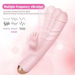 G Spot Dildo Rabbit Vibrator Dual Vibration Vagina Clitoris Massager Sex Toys For Woman Silicone Vibrators Women - 3