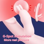 G Spot Dildo Rabbit Vibrator Dual Vibration Vagina Clitoris Massager Sex Toys For Woman Silicone Vibrators Women - 2