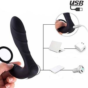 Wireless Remote Control Vibrator With Ring Silicone Anal Butt Plug For Men Couple Prostate Massage Sex Toy Penis Training