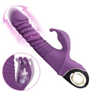 Sex Toy For Women With 7 Thrusting & Rotating Actions G Spot Clitoral Anal Stimulation Realistic Vibrating Dildo Vibrator