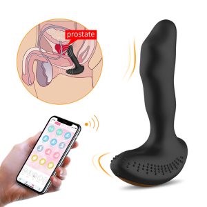App Wireless Remote Control Anal Plug Male Prostate Massager G-spot Big Butt Vibrator Gay Sm Sex Toys For Men - 2