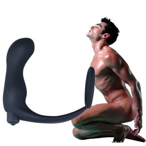 G Point Stimulate Prostate Massager Anal Vibrator Sex Toys For Men Opening Anus Butt Plug Male Time Delay Ring Sexo