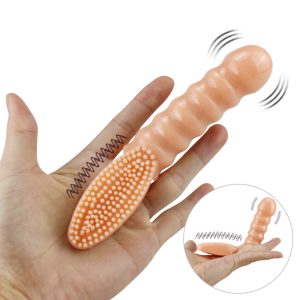 Finger Vibrators G-spot Clitoris Vaginal Stimulation Sex Toys For Woman Brush Vibrating Sleeve Adult Game Product
