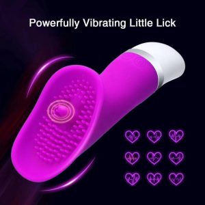 Abdo Vibration Licking Clitoral Massager Oral Tongue Simulator Happy Toy Waterproof Personal Health Massage Tool - 2