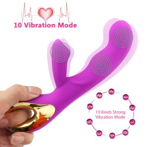 Abdo Rabbit Vibrator Female Adult Sex Toy 10 Modes Clitoral Stimulation Waterproof Personal Dildo Stimulator - 2