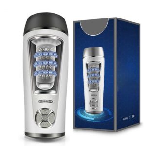Automatic Rotation Masturbator For Men Piston Retractable Penis Vibrator Sex Toys Oral Blowjob Real Vagina Machine