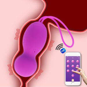 Women 10 Frequency Silicone Kegal Ball Vibrator App Bluetooth Wireless Remote Control Vibrating Egg G-spot Pussy Massage Sex Toy