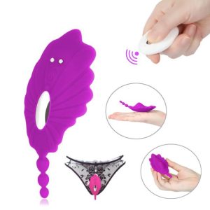 10 Speeds Portable Clitoral Stimulator Invisible Quiet Panty Vibrator Remote Control Butterfly Vibrating Egg Sex Toys For Women