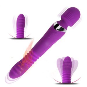 Rotation Heating Dildo Vibrator G Spot Sex Toys For Woman Thrusting Stretching Magic Wand Massager Anal Women